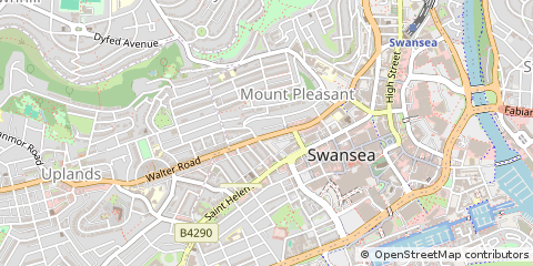 Map of Swansea
