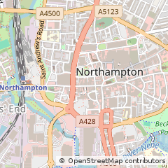 Map of Northampton