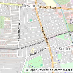 Map of Hull, East Yorkshire