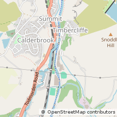 Map of Littleborough, Lancashire