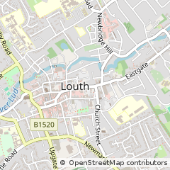 Map of Louth, Lincolnshire