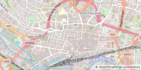 Map of Leeds