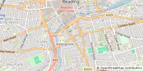 Map of Reading