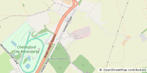 Map of Braintree, Essex