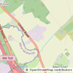 Map of Tamworth, Staffordshire