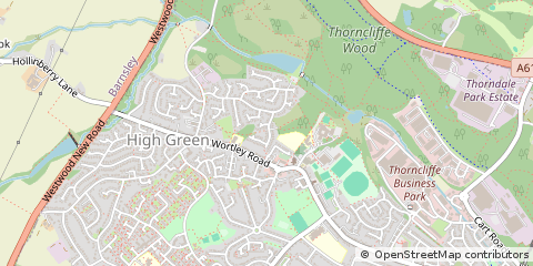 Map of Sheffield