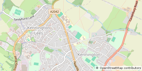 Map of Ashford