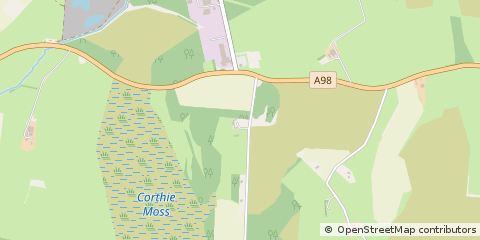 Map of Fraserburgh, Aberdeenshire