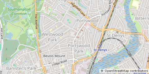Map of Southampton