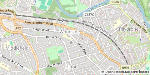 Map of Aberdeen