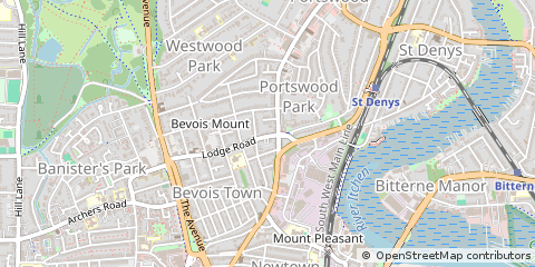 Map of Southampton