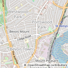 Map of Southampton