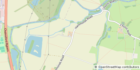 Map of Chelmsford, Essex