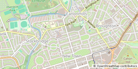 Map of Edinburgh, Lothian