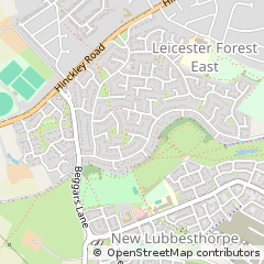 Map of Leicester
