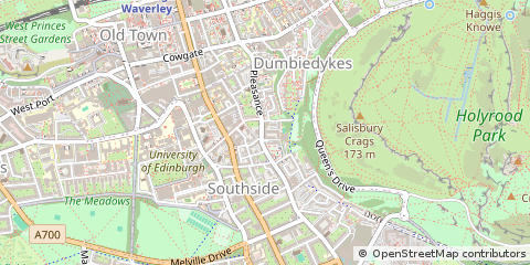 Map of Edinburgh