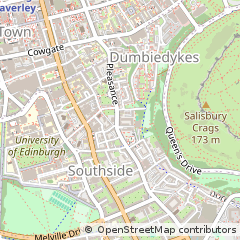 Map of Edinburgh