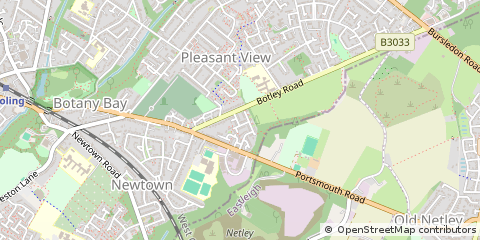 Map of Southampton, Hampshire