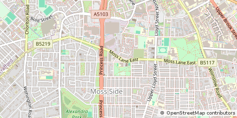 Map of Manchester