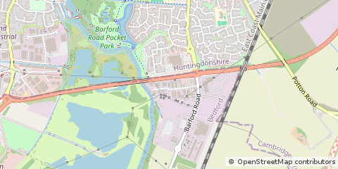 Map of ST. Neots