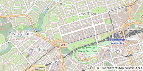 Map of Edinburgh