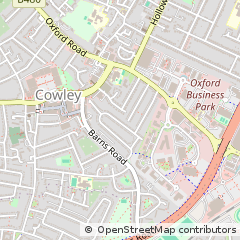 Map of Oxford, Oxfordshire