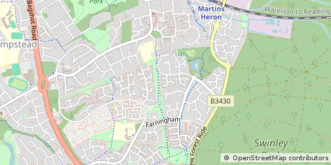 Map of Bracknell