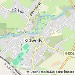 Map of Kidwelly