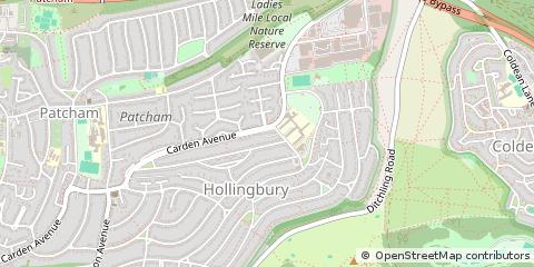 Map of Brighton, Sussex