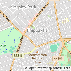Map of Northampton