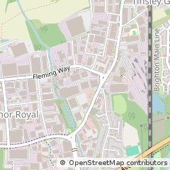 Map of Crawley, West Sussex