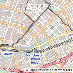Map of Manchester