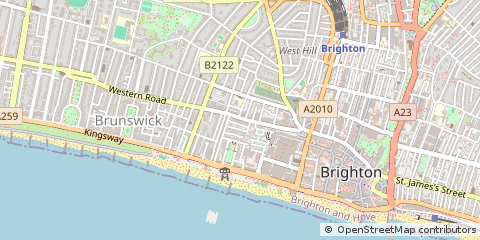 Map of Brighton