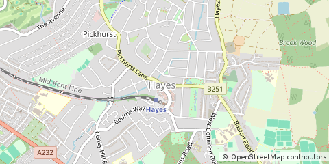 Map of Bromley