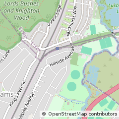 Map of Buckhurst Hill, Essex