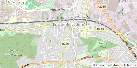 Map of Belvedere