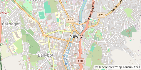 Map of Newry