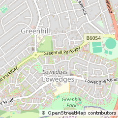 Map of Sheffield