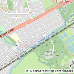 Map of Romford, Essex