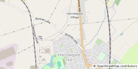 Map of Darlington, Co. Durham