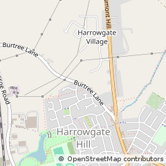 Map of Darlington, Co. Durham