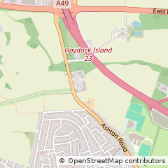 Map of Newton-LE-Willows