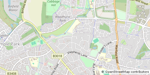 Map of Bracknell, Cheshire