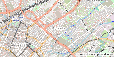 Map of Manchester