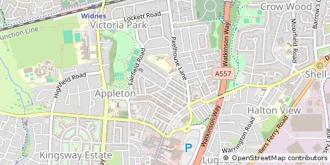 Map of Widnes