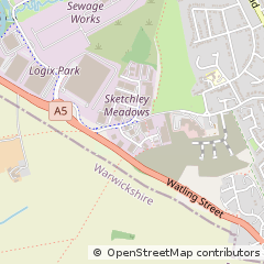 Map of Hinckley, Leicestershire