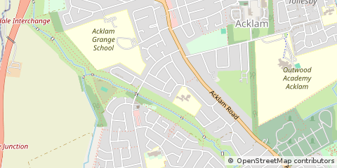 Map of Middlesbrough, Cleveland