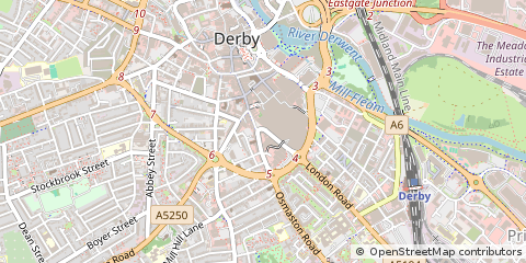 Map of Derby