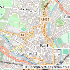 Map of Bath