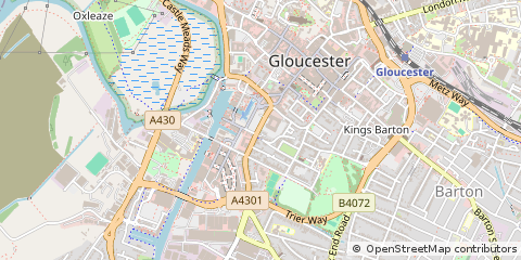 Map of Gloucester